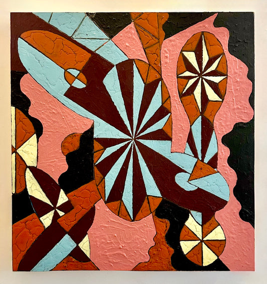 Blue with warmer colors